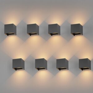 Ścienne Lampy LED K-Bright GW-A310 8PCS 12W 3000K Ciepła Biała