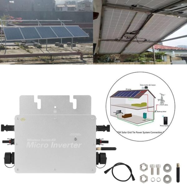 POWYSTAWOWY Mikroinwerter sieciowy MPPT Ailao WVC-700W-Life, WiFi - obrazek 5