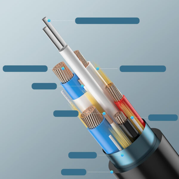 Kabel optyczny FIBBR USB3.2, 10Gbps USB A - USB C 15 m przewód do przesyłu danych z dużą prędkością - obrazek 3