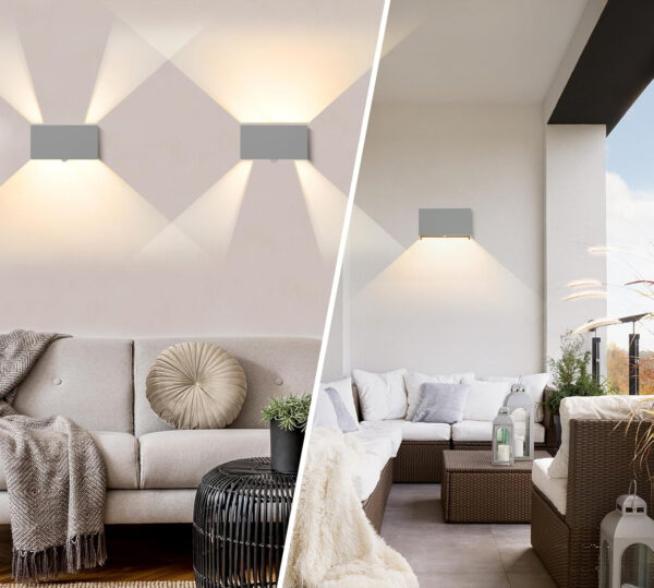 Zewnętrzna lampa CELAVY CE-1006C LED z czujnikiem ruchu lampa elewacyjna wodoodporna do ogrodu - obrazek 2