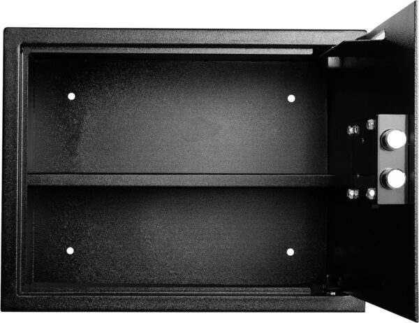 USZKODZONY Sejf mechaniczny z wrzutnią 25L 35x25x25cm stalowy do biura - obrazek 4