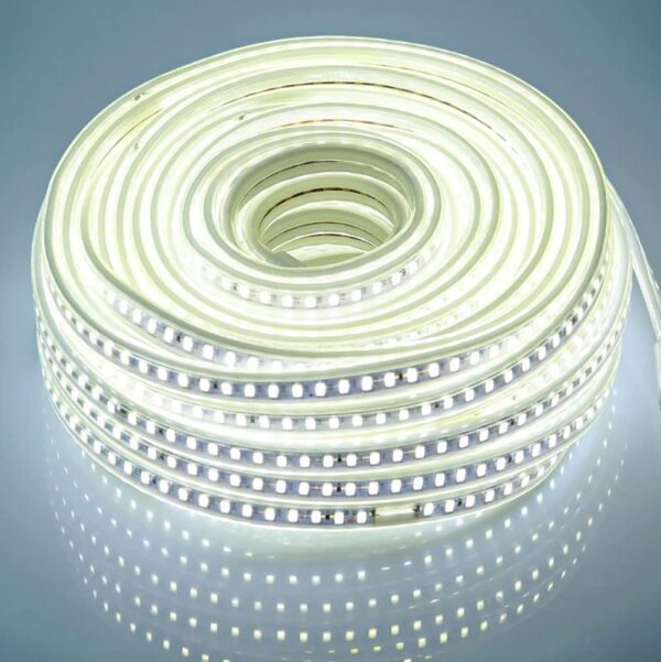 Taśma LED PCNING, IP67, 6000K, 230V, 8W, zimna biel, 25 metrów - obrazek 2