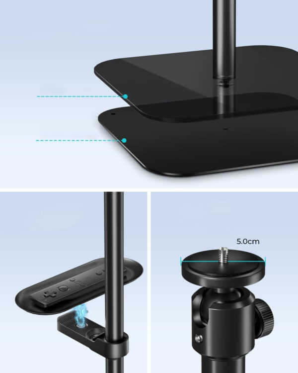 Uniwersalny stojak do projektora viozon DE-PR-01B 88 cm statyw regulowany pod rzutnik i laptopa - obrazek 3