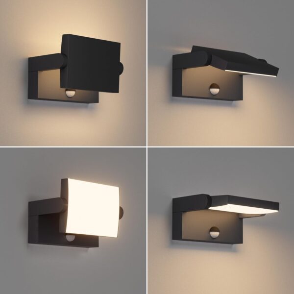 USZKODZONY Lampa LED ścienna Klighten 24W czujnik ruchu 1500lm 3000K 2szt. - obrazek 3