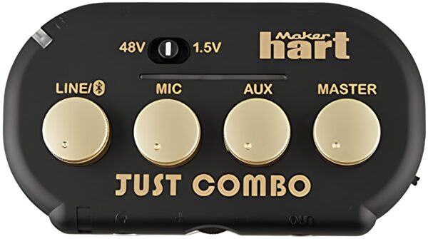 Mikser audio Maker hart 2AYQY, 3-kanałowy, 48 V, Bluetooth, USB