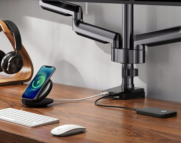 Uchwyt do monitora ErGear EGTS5B do 3 ekranów 13-27'', do 8kg, Powystawowy - obrazek 7