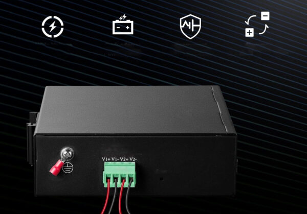 Przełącznik 8-portowy MokerLink PoE DIN-Rail IND-G082GSPM 2 porty SFP IP40 - obrazek 6