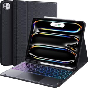 Klawiatura Earto FR150-BK do iPad Pro 12.9" AZERTY bezprzewodowa klawiatura z etui i touchpadem