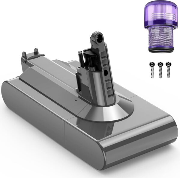 Akumulator ASUNCELL 3900 mAh do Dyson V11, 25,2 V z filtrem i śrubami