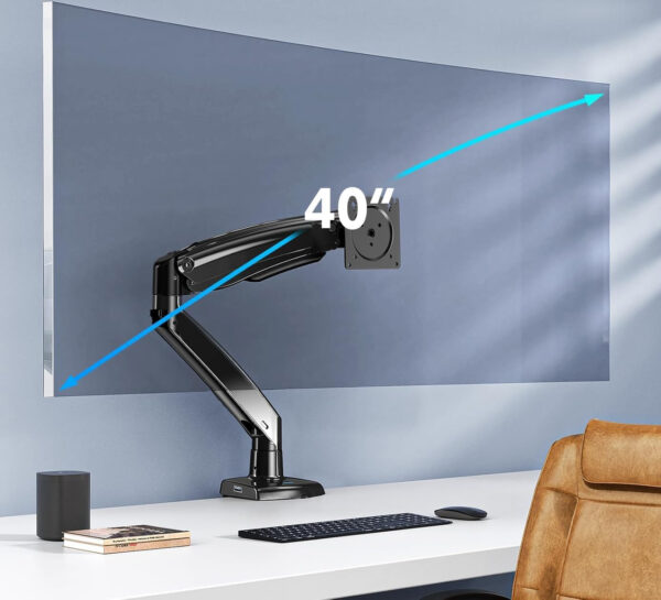 NIEKOMPLETNY Uchwyt do monitora HUANUO HNSS12 stojak na monitor max 12 kg, USB, VESA 75/100 POWYSTAWOWY - obrazek 8