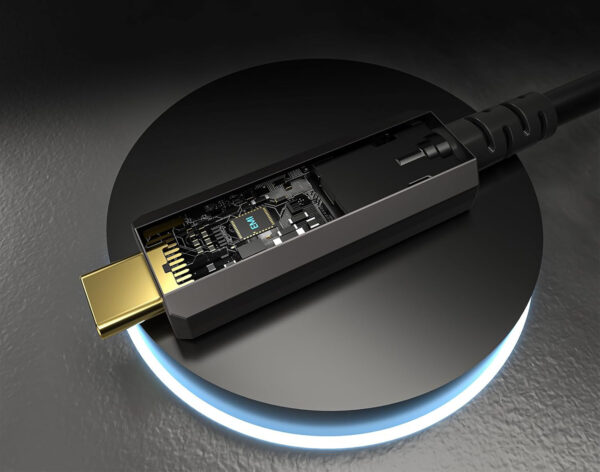 Kabel optyczny FIBBR USB3.2, 10Gbps USB A - USB C 15 m przewód do przesyłu danych z dużą prędkością - obrazek 6