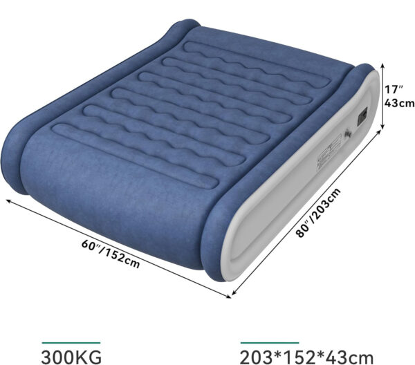 PO NAPRAWIE Materac YITAHOME, podwójny, 300 kg, 2x1,5m dmuchany materac sypialniany - obrazek 3