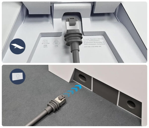 Kabel Starlink Gen 3 75FT/23M, Ethernet, wodoodporny, szary - obrazek 2