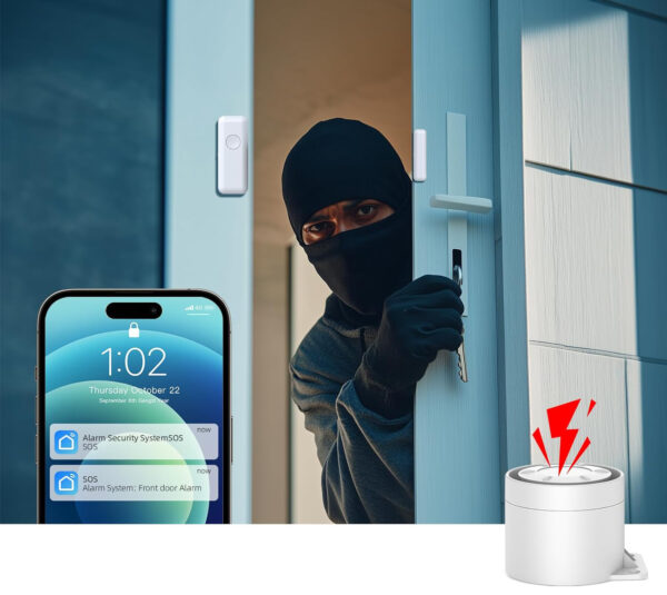 UŻYWANA System alarmowy RFID GSM Bezprzewodowy z Tuya Smartlife i pilotem - obrazek 6