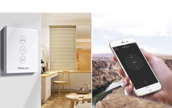 Smart switch do rolet TEEKAR WIFI kompatybilny z Alexa i Google 4 szt. - obrazek 5