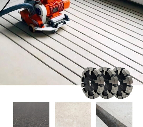 Frez diamentowy do betonu/asfaltu GVHAKG EN13236 120 mm trwały segment T długa żywotność - obrazek 5