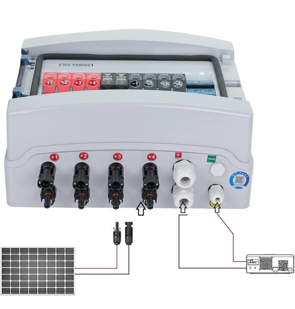 Skrzynka rozdzielcza z wyłącznikami automatycznymi YRO HA-12WAY, 550V, IP65 - obrazek 2
