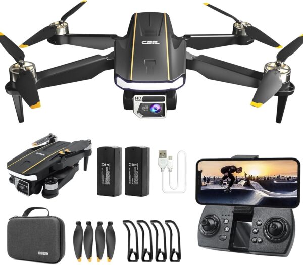 Dron CHUBORY A68 WiFi FPV z kamerą HD, 2 akumulatory, futerał - obrazek 2
