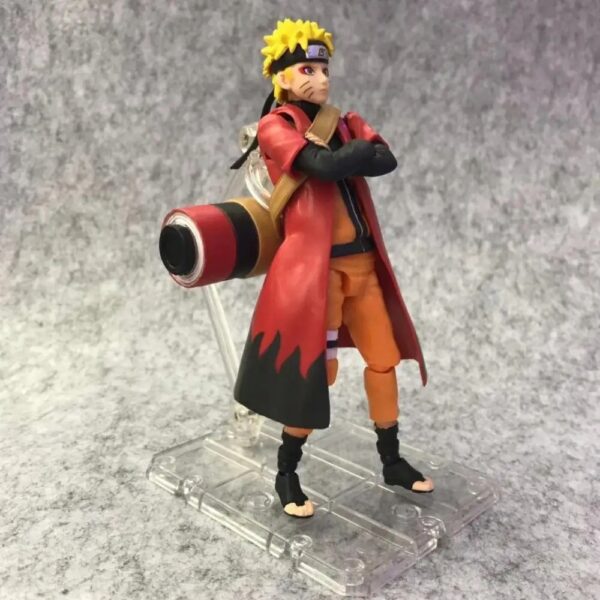 Figurka Naruto Uzumaki z zabezpieczeniem 15 cm kolekcjonerska postać z anime Naruto z podstawą i detalicznym wykonaniem - obrazek 4