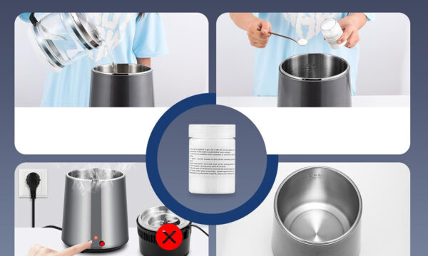 UŻYWANA Destylator wody Hanchen, stal nierdzewna 304, 750 W, 4 l, ciemnoszara - obrazek 6
