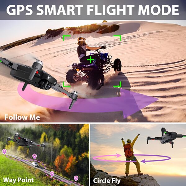 Dron GPS IDEA 33 z kamerą 4K 5G WiFi składany FPV RC Quadcopter UAV 36 min Po naprawie - obrazek 10