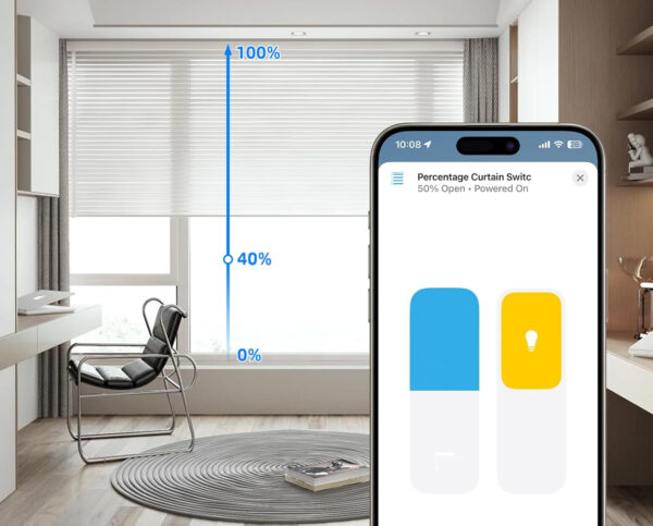 Przełącznik Maxcio SDCS-01 do rolet WiFi z HomeKit Alexa Google 4 szt - obrazek 6