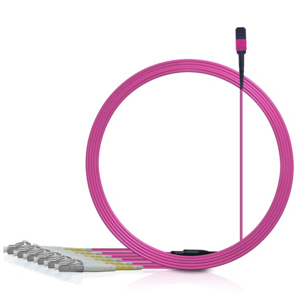 Kabel światłowodowy XWYWX MPO-LC 12 włókien 20m kabel optyczny sieciowy - obrazek 5
