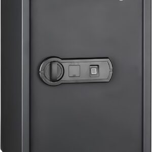 Uszkodzony Elektroniczny sejf biometryczny Amazon Basics 50L czarny
