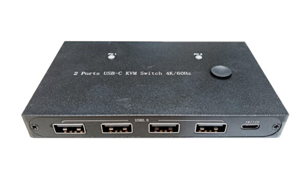 Kontroler KVM 2 Ports USB-C KVM Switch 4K/60Hz, USB-C/HDMI - obrazek 3