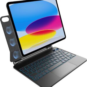 Etui z klawiaturą nimin dla iPada 10.9" 10. generacji, magnetyczne, AZERTY