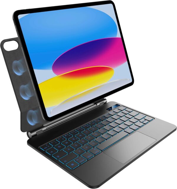 Etui z klawiaturą nimin dla iPada 10.9" 10. generacji, magnetyczne, AZERTY