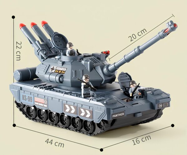 Zabawka czołg Panther KS-99, światło, efekty dźwiękowe, Model interaktywny - obrazek 7