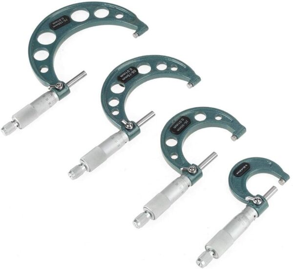 Mikrometr Ejoyous 0-100mm Precision Pro Zestaw 4 szt. Narzędzie do metalu - obrazek 5