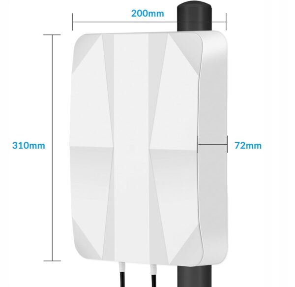 Antena panelowa Nelawya 4G LTE 5G kompatybilna z 5G 3G 4G LTE - obrazek 2