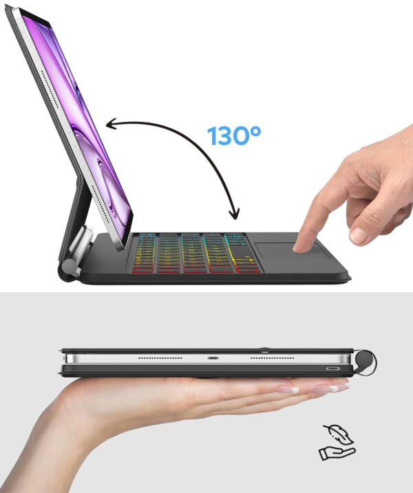 Etui z klawiaturą FOGARI P11 do iPad Air 11" (M3/M2) 2025/2024 Pro 11" - obrazek 7
