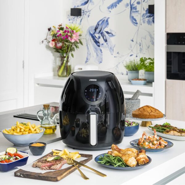 Frytownica beztłuszczowa Princess 182050 5,2L 1800W czarna - obrazek 3
