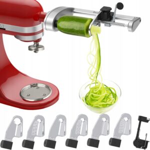 Spiralizer z 7 ostrzami kompatybilny z mikserem KitchenAid Bestand