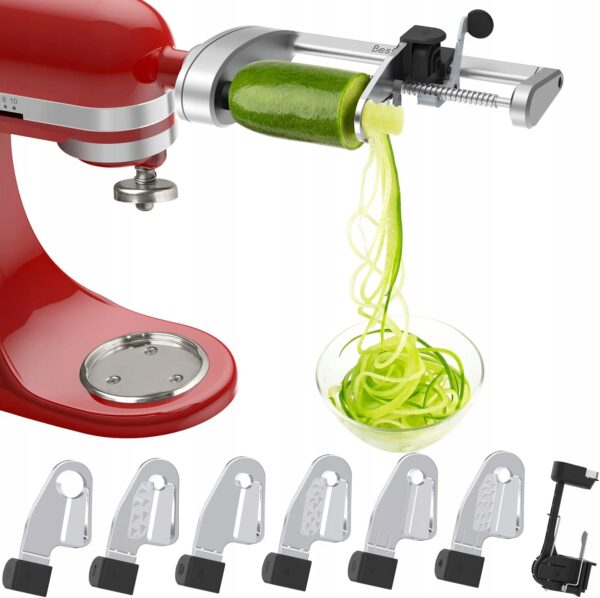 Spiralizer z 7 ostrzami kompatybilny z mikserem KitchenAid Bestand