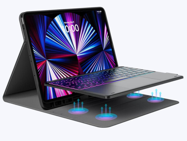 Klawiatura Earto z trackpadem dla iPad Pro 12.9 (6a/5a/4a/3a Gen), QWERTY - obrazek 4