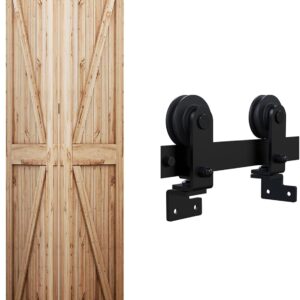 Zestaw do drzwi składanych Wolfbird F33STS 1 m system jezdny do otworu 80-90 cm