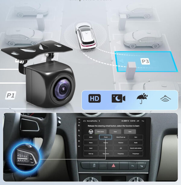 Radio Android 2DIN Toyota Yaris 2005-2011, 9", CarPlay, A7301A2516KTA3MI2 - obrazek 2