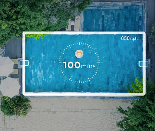 Robot-oczyszczacz CoasTeering Planet do basenów, 4000mAh, Powystawowy - obrazek 6