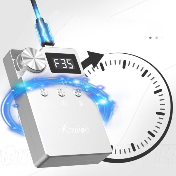 Frezarka do paznokci elektryczna Kredioo 35000 obr./min bezszczotkowa z 11 końcówkami - obrazek 5
