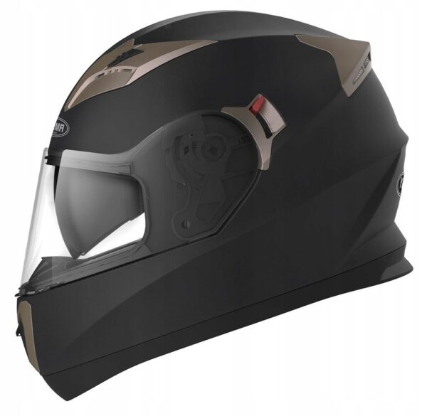 Kask motocyklowy YEMA YM-829, czarny matowy, L 59-60cm, lekkie zadrapania - obrazek 2
