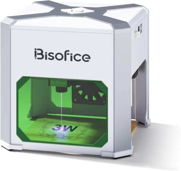POWYSTAWOWY Grawer laserowy Bisofice K6 z dokładnością 0,05mm, moc 3W