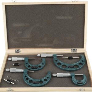 Mikrometr Ejoyous 0-100mm Precision Pro Zestaw 4 szt. Narzędzie do metalu