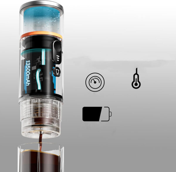 Ekspres do kawy CONQUECO PCM020N, 150W, 12V, 13500 mAh, Używany - obrazek 4