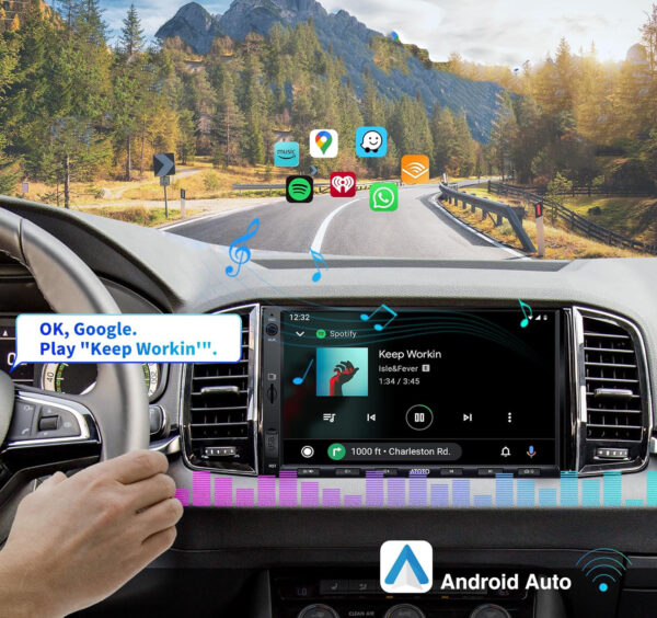 Używane Radio samochodowe ATOTO F7 F7G2A7WE 7 cali Bluetooth HD LRV FM/AM GPS - obrazek 3