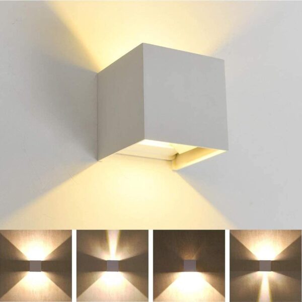 Zestaw 4 lamp LED FUPE FP-HWBD-B01 6W 3000K biały oświetlenie punktowe do wnętrz domu - obrazek 5