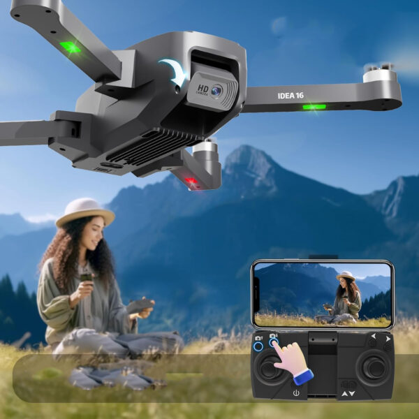 Dron 4K IDEA16/IDEA16P z silnikiem bezszczotkowym, WiFi 5GHz - obrazek 7